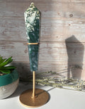 Moss Agate Wand