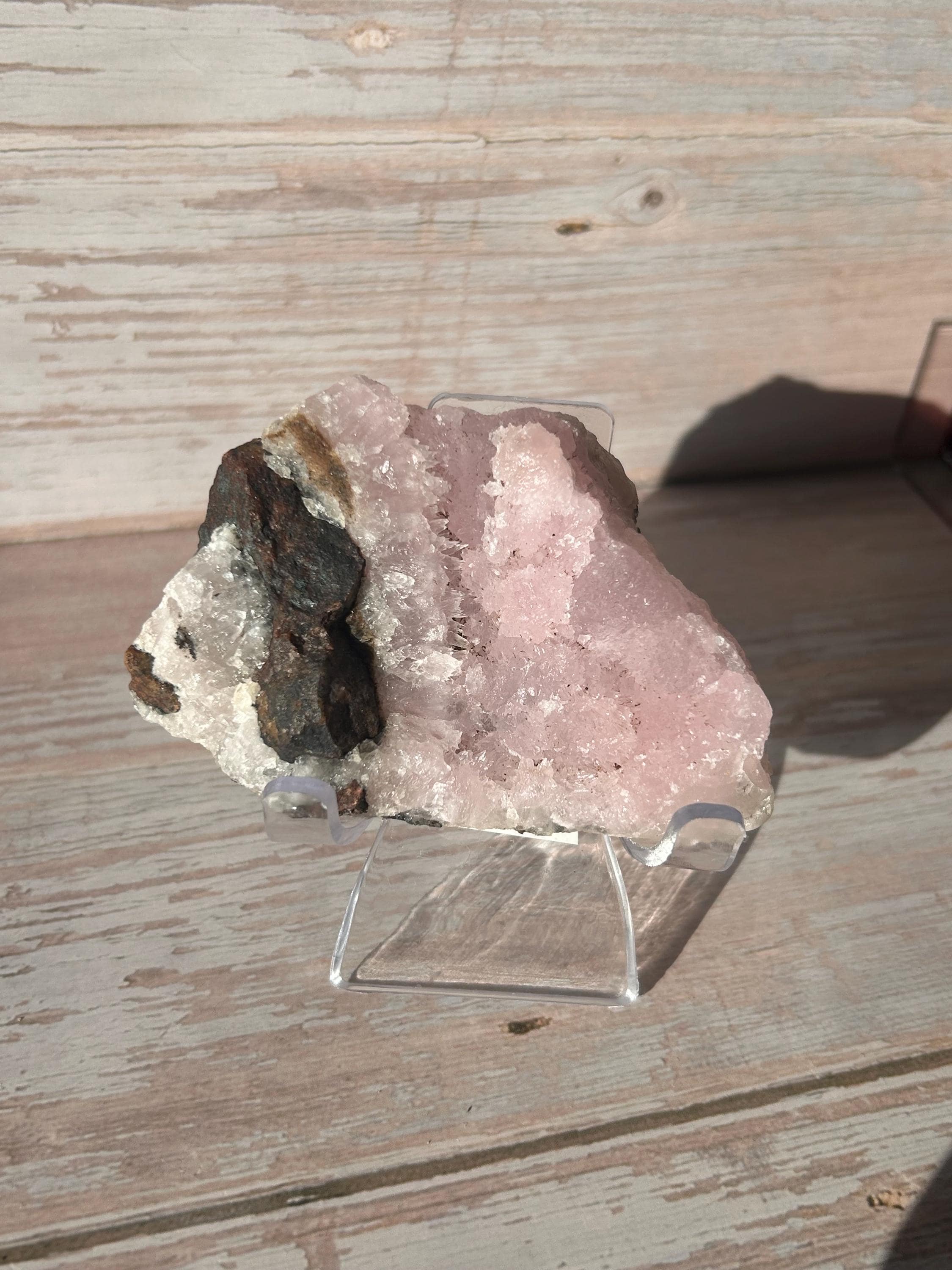 Pink Aragonite Cluster
