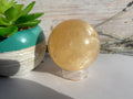 Golden Honey Calcite Sphere