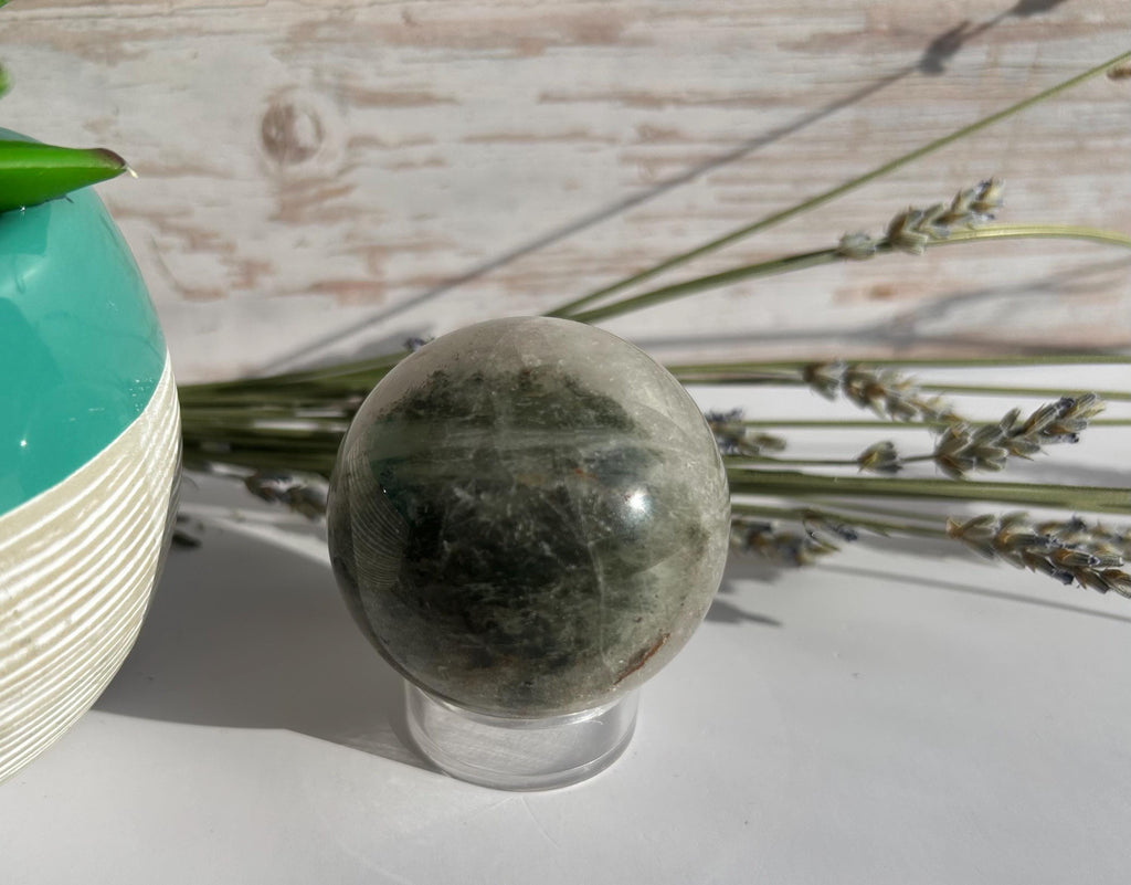 Garden Quartz Lodolite Sphere