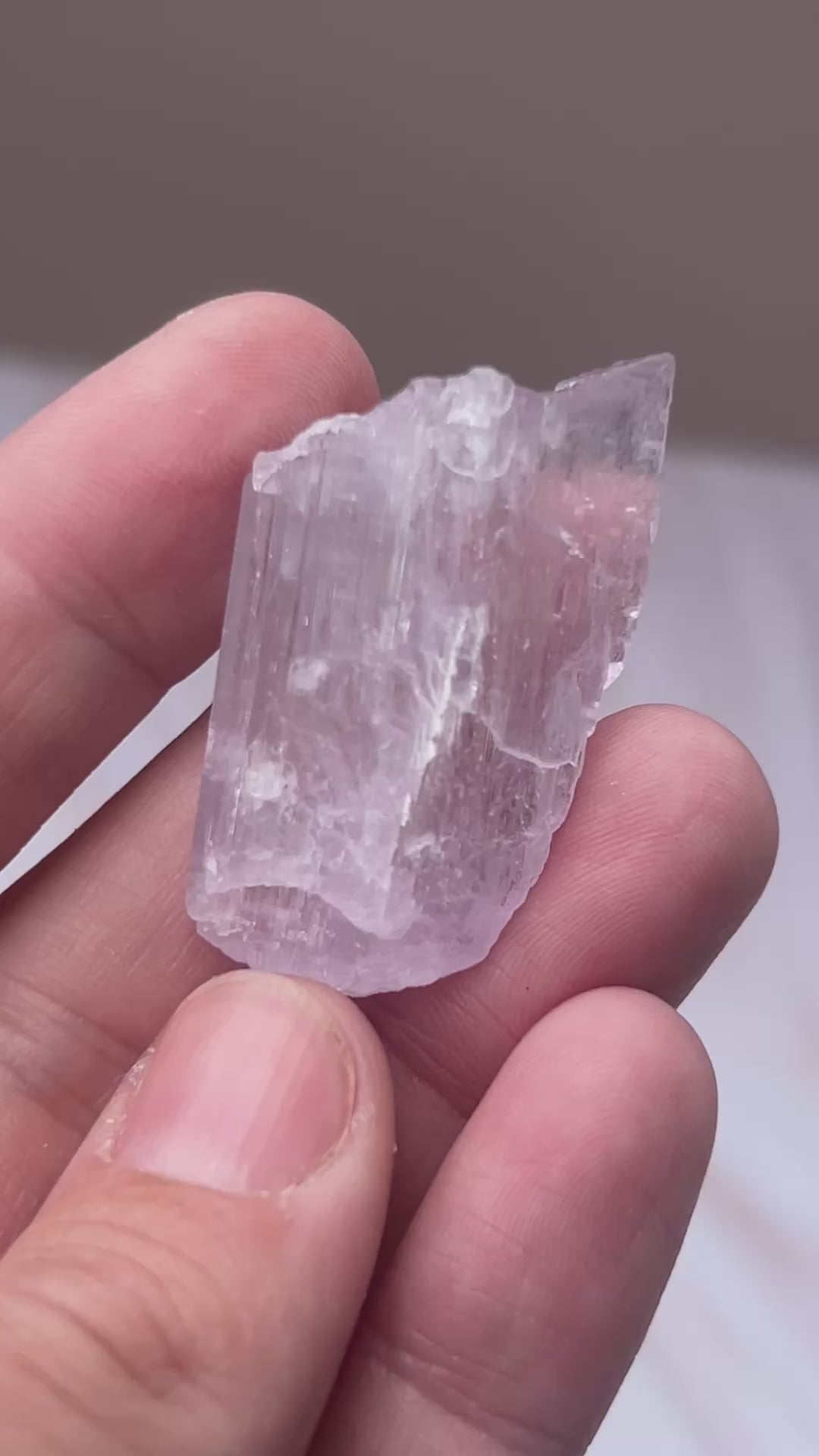 Lilac Kunzite Crystal - Love Compassion Emotional Healing