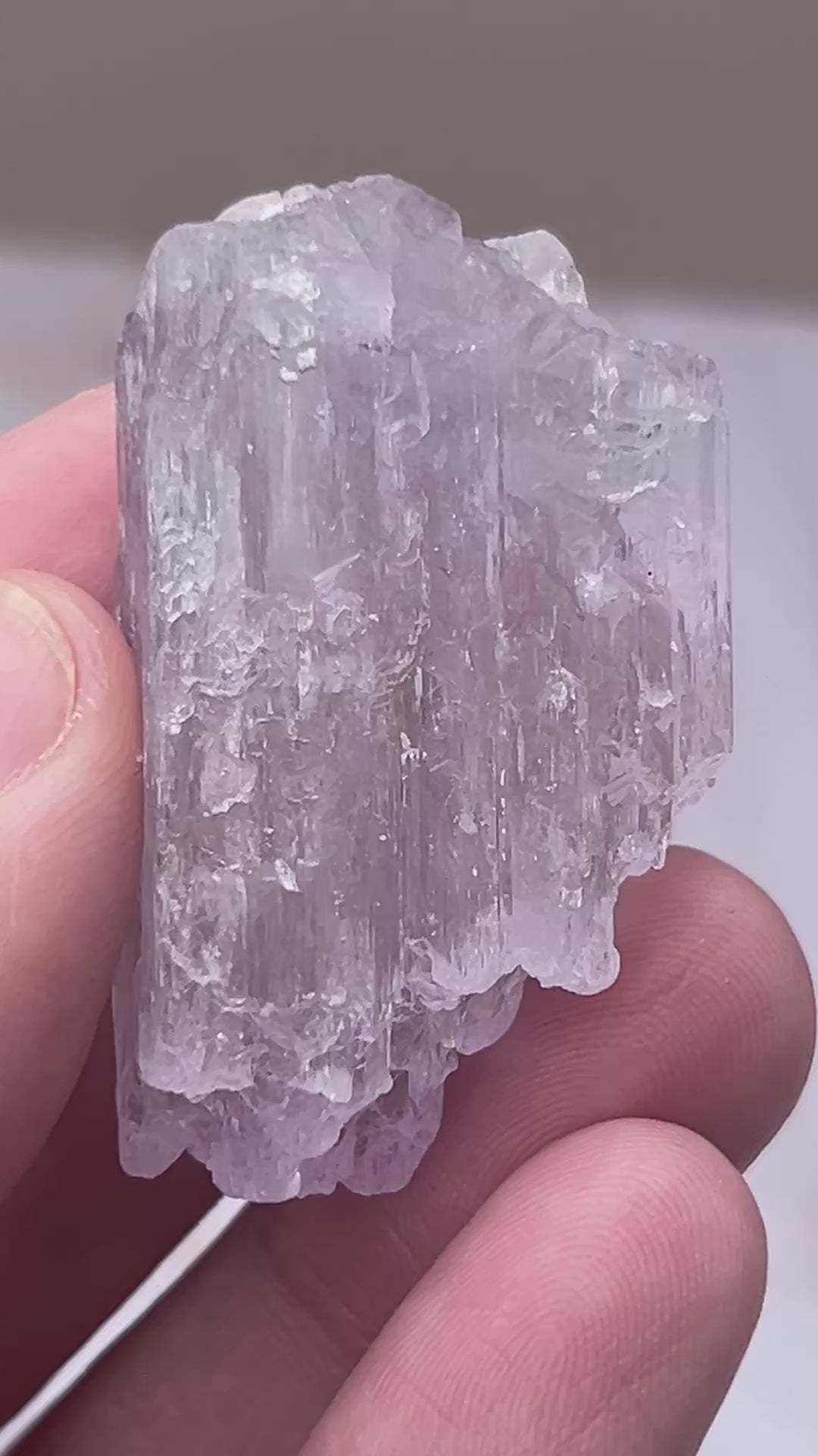 Lavender Lilac Kunzite Crystal - Love Compassion Emotional Healing