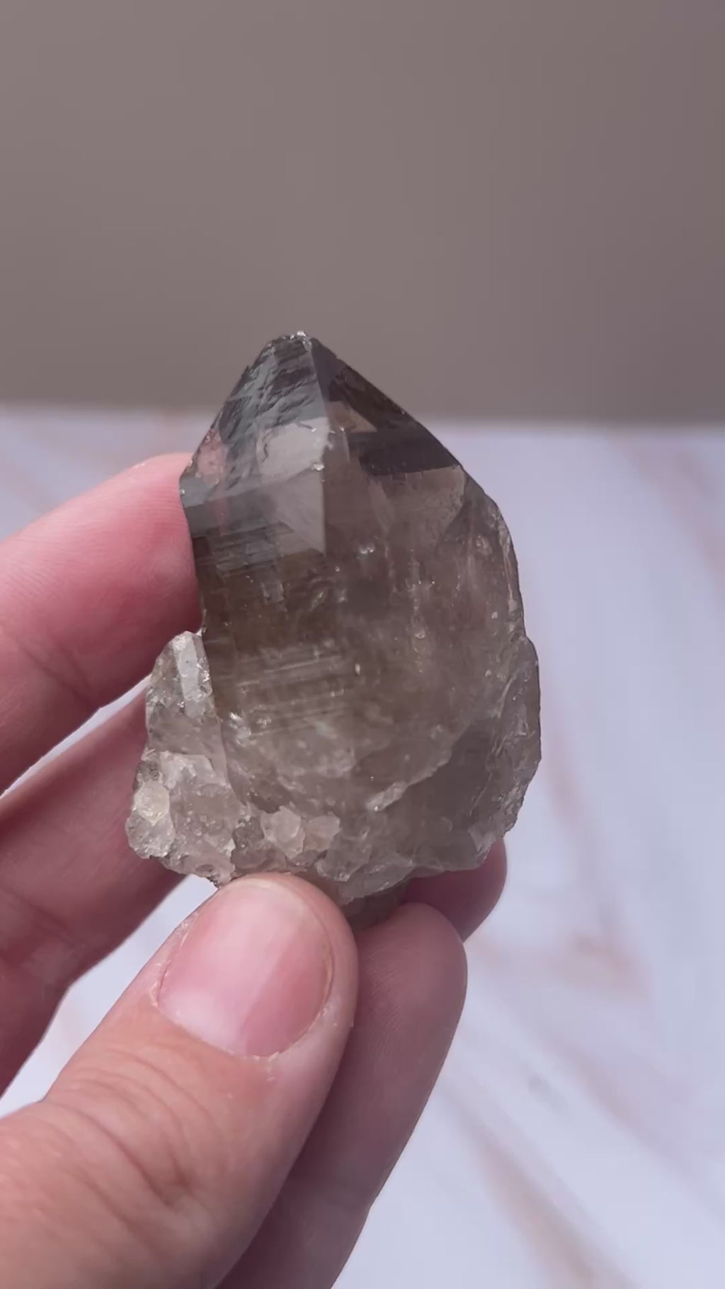 Smoky Quartz Crystal - Grounding Protection Spiritual Clarity