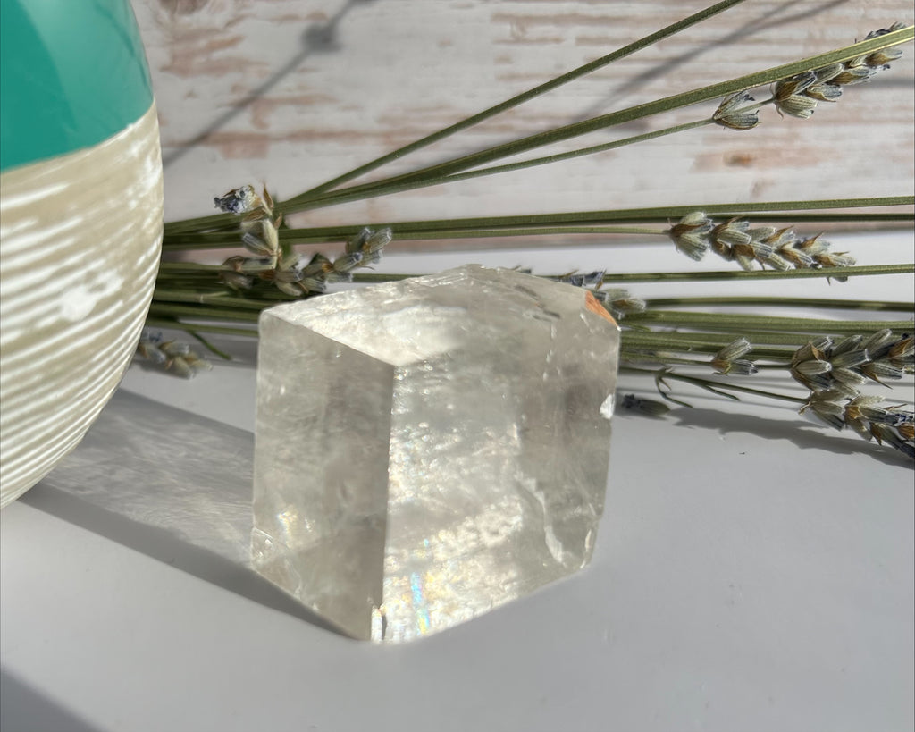 Optical Calcite Cube